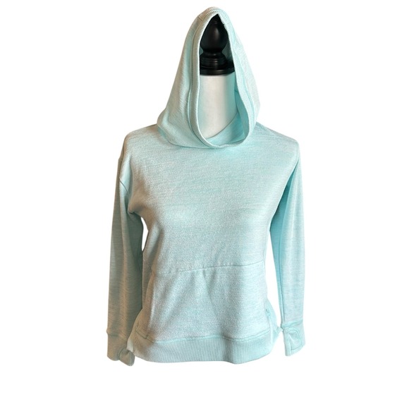 Athleta Other - Athleta Girl Hoodie Size L/12 Aqua Blue Pullover Sweatshirt Activewear